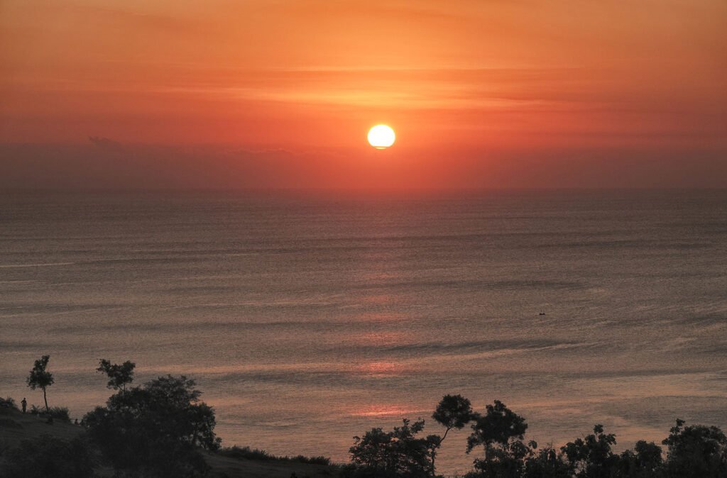 Best Sunset View on the Island of Bali