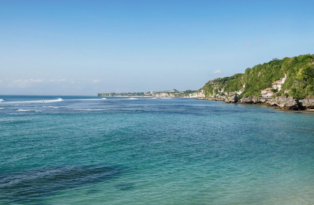 An amazing blue ocean view of the Buket on Bali