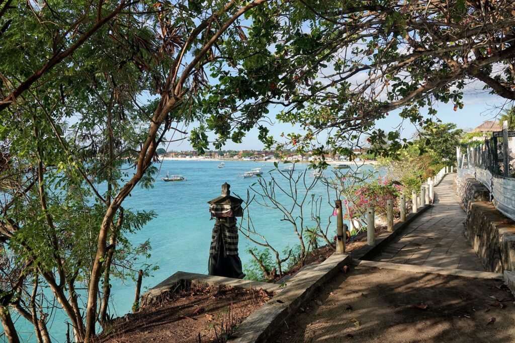 Sacred Monuments Along the Coastal Cliffs in Bali