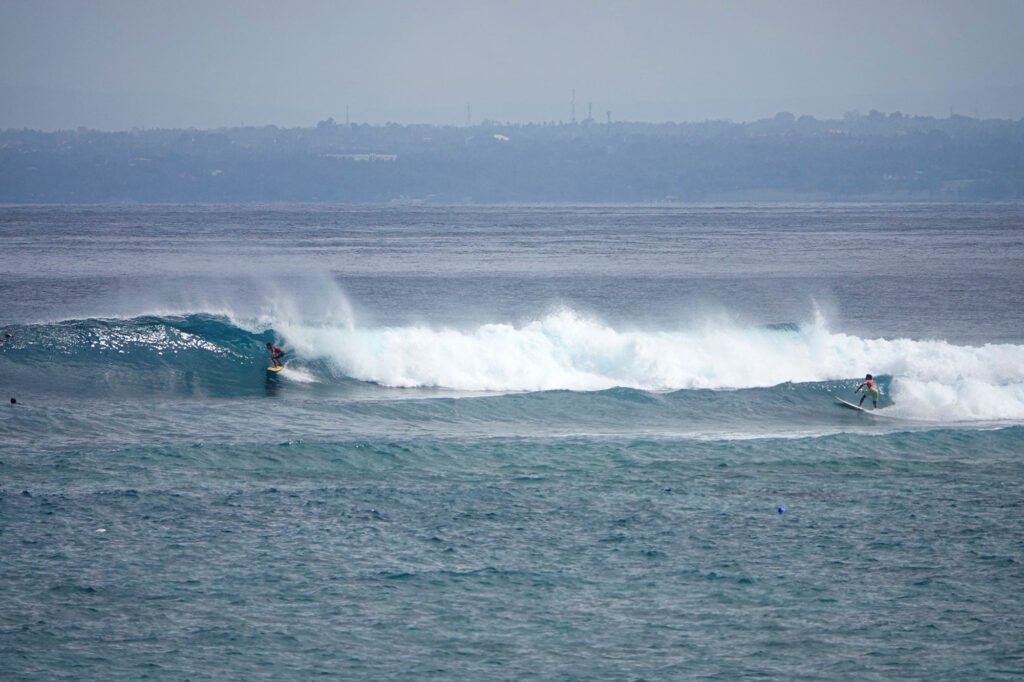 Various Shapes of Waves on the Beach of Bali 2