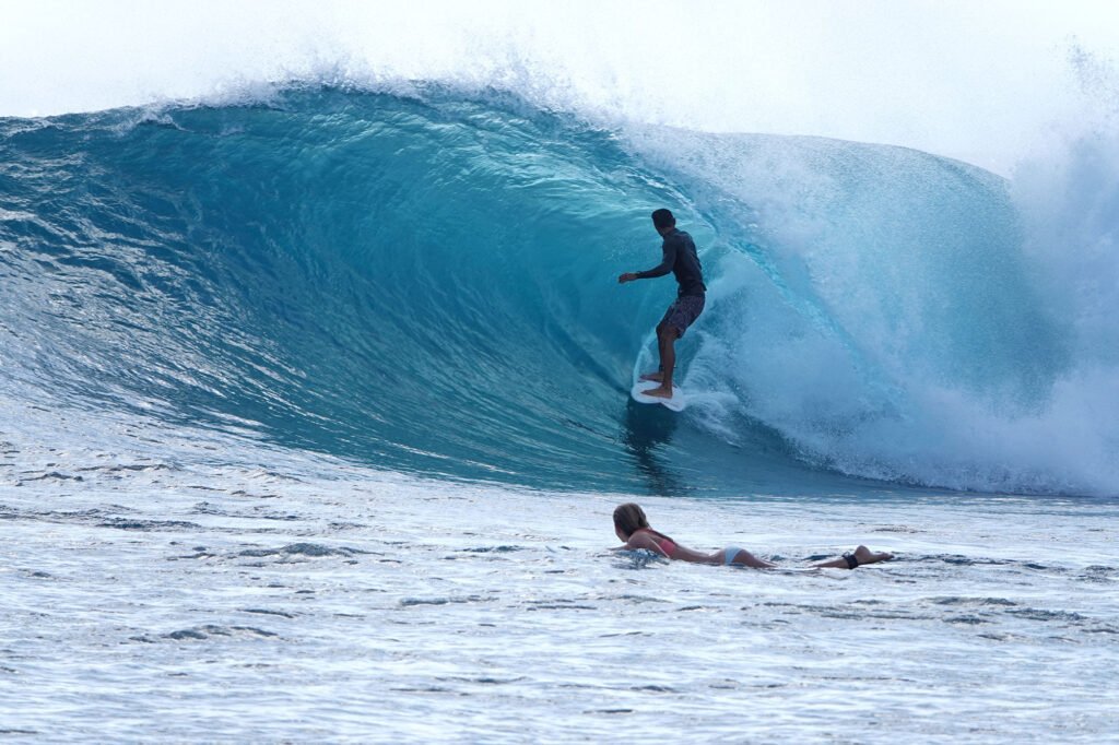 Lacerations surf spot is famous in Lembongan for producing clean, head high barrels.