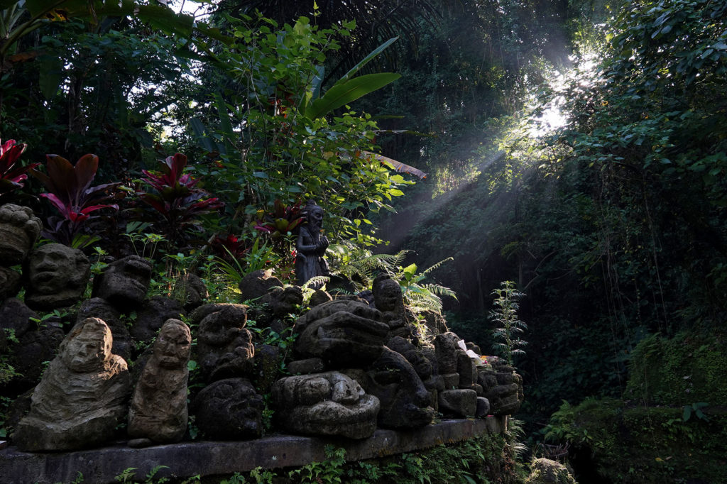 Morning-Light-Forest-Statues-Bali