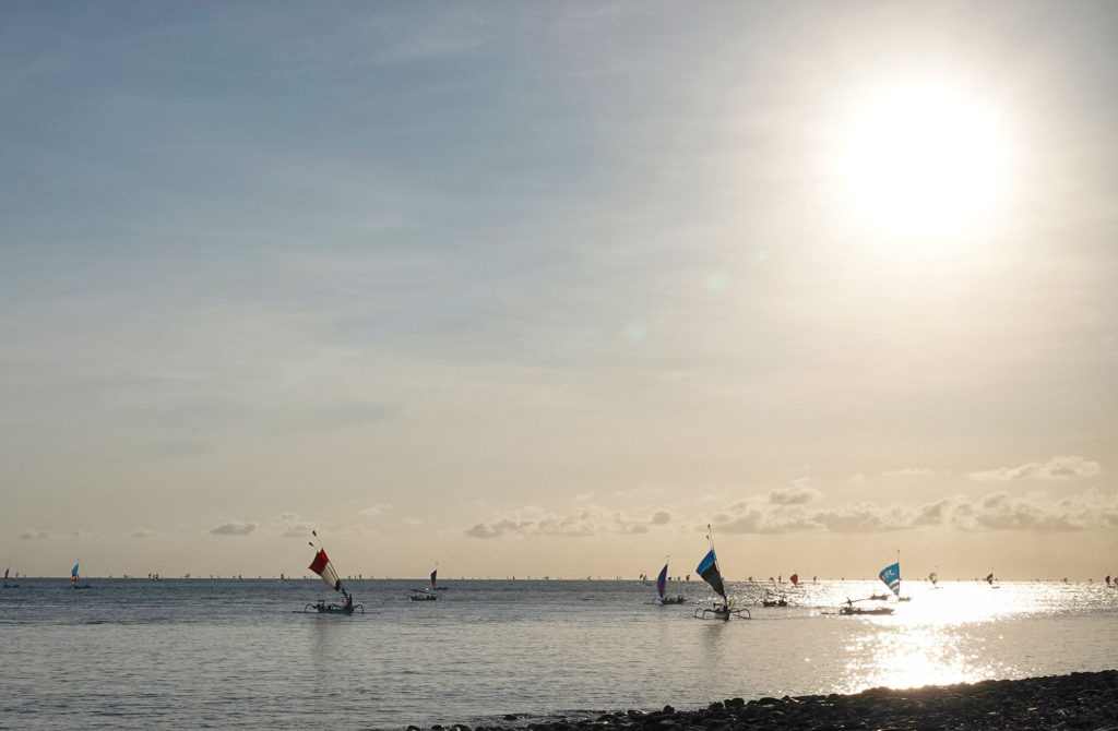 Amed-East-Bali-Morning-Ocean-Fishing-Boats