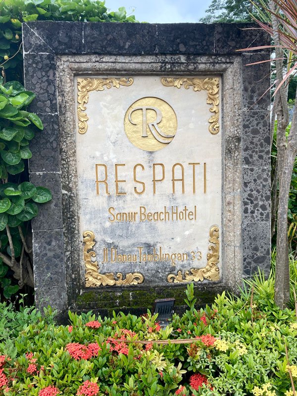 respati entrance sign