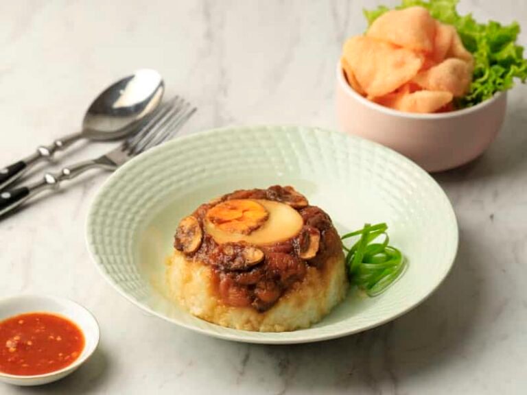 Nasi Tim Ayam Jamur